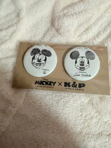 킹프리 디즈니 미키마우스 캔 배지