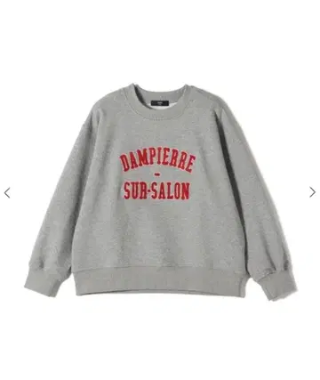 SHIPS Colors 사가 자수 맨투맨 그레이