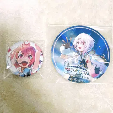 니지산지 fantasia 사사키 사키 시이나 유이카 캔뱃지 코스터