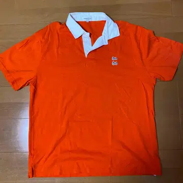 KINASHI CYCLE 기나시 사이클 골프 피케 셔츠 XL 오렌지