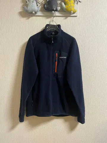 mont-bell 플리스 자켓 네이비 크리마플러스