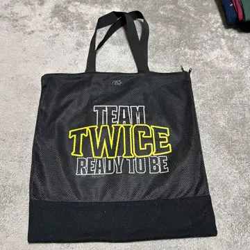 TWICE 메쉬 토트백 TEAM READY TO BE