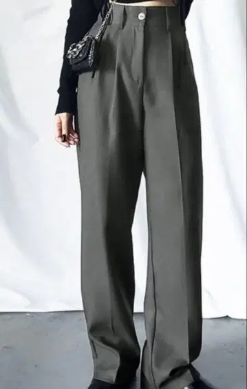 me+em select 슬랙스 다크 그레이 XL