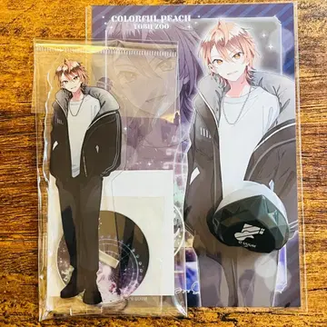 컬러풀 피치 우리 토부 동물공원 콜라보 링라이트 아크릴 스탠드