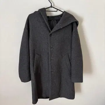 HARE 다크 그레이 두꺼운 원단 자켓 코트 롱