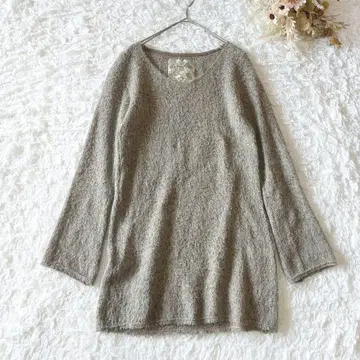 고아 goa 울 혼방 V넥 니트 풀오버 빈티지 구제 의류