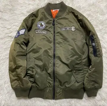 1987 PEANUTS 스누피 MA-1 플라이트 자켓