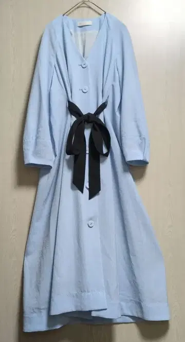 셀포드 노카라 원피스 셔츠 드레스