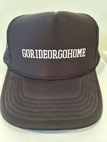 GO RIDE OR GO HOME 트래커 햇 블랙 USDM