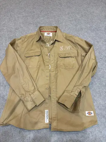 Dickies 긴팔 셔츠 M 베이지
