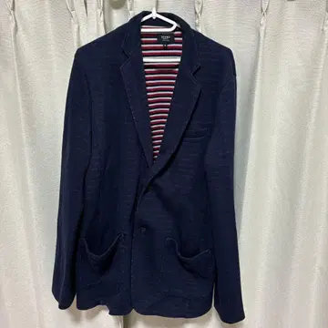 BEAMS HEART 네이비 테일러드 자켓 XL