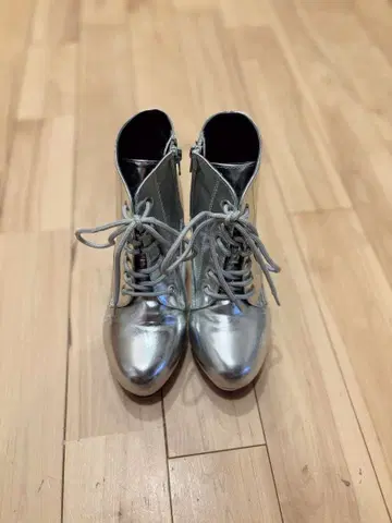 ESPERANZA 실버 레이스업 숏부츠 S 사이즈