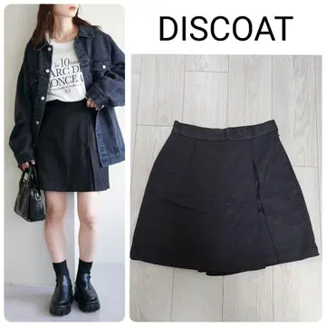 새상품급 DISCOAT 레이어드 치마바지