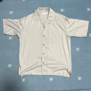 LIDNM 오픈 카라 셔츠