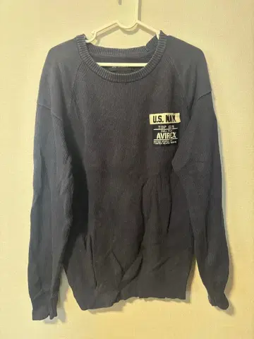 AVIREX 네이비 스웨터 L