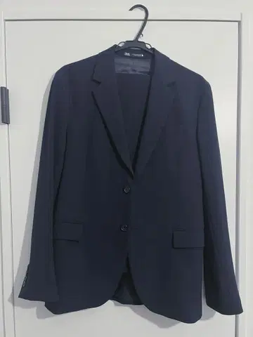 ZARA 네이비 비즈니스 정장 EUR 48 다크 네이비 블루 네이비 컬러