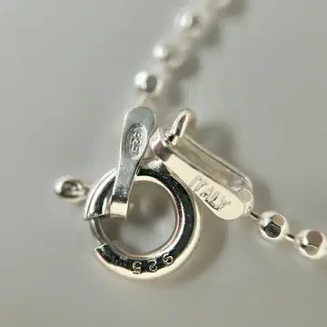 새상품 이탈리아제 silver925 볼 체인 팔찌 다이아컷