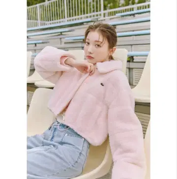 SNIDEL LACOSTE 크롭 패딩 자켓