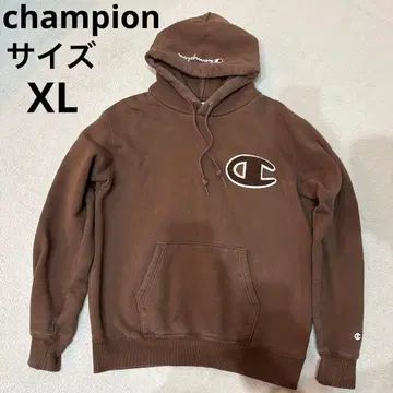 레어 인기 컬러 champion 챔피온 빅 로고 후드티 속기모