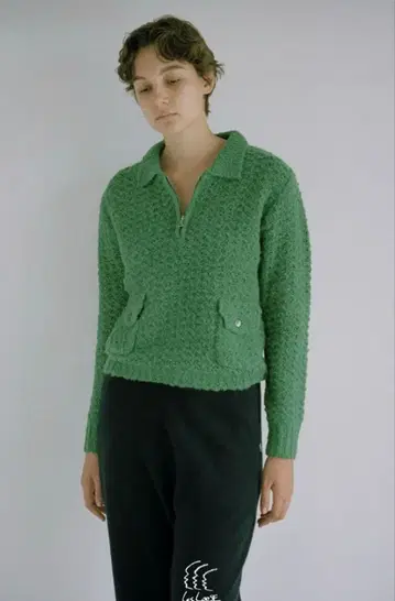 LETLOOSE 하프 지퍼 니트