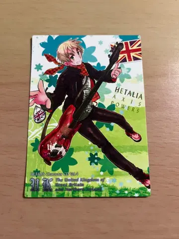 지금만 헤타리아 Axis Powers 캐릭터 CD 영국 카드만