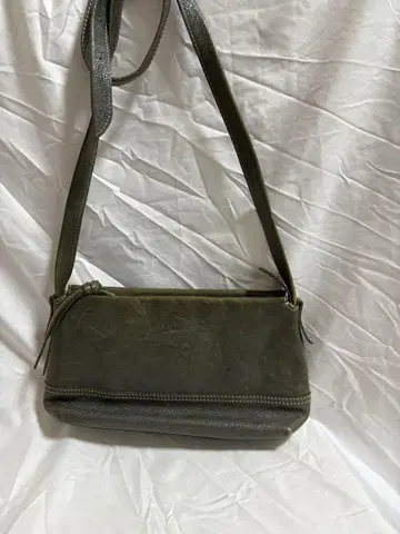 Dakota 그레이 숄더백 가죽 빈티지