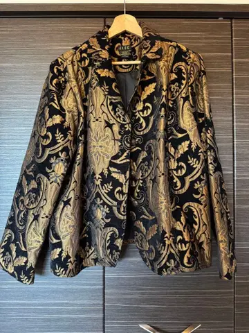 ELCC 노카라 자켓 블랙 골드