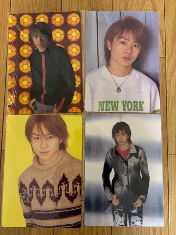 [ 초기 ] 아라시 사쿠라이 쇼 콘서트 굿즈 ( 책받침 ) 4매 세트