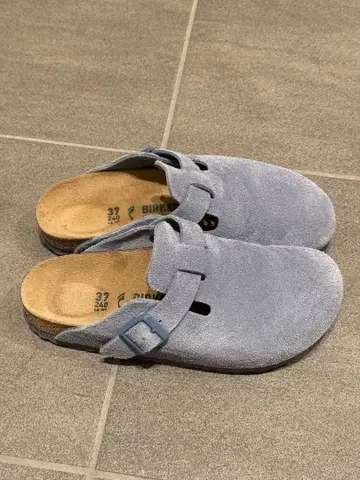 Birkenstock 라이트 블루 스카이블루 보스턴 37