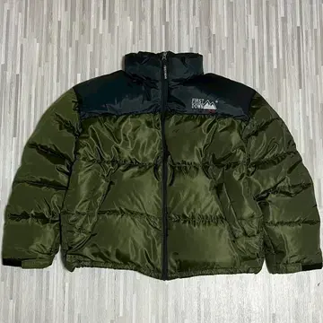 레어 컬러 퍼스트 다운 다운 자켓 카키 LL XL 사이즈 상당