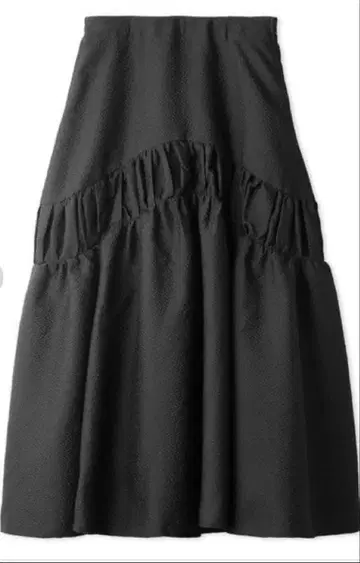 [emmi atelier] 부풀어 오른 자카드 플레어 스커트