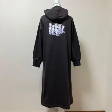 그라니프 11마리 고양이 콜라보 바바 노보루 그림책 롱 원피스 가을 겨울