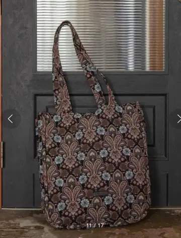 VACANCY 고블랑 패턴 토트백 오버 토트백 자카드