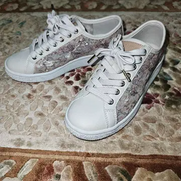플라워 패턴 캐주얼 스니커즈