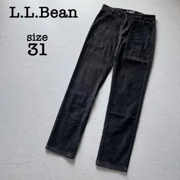[새상품급] L.L.Bean 시그니처 블랙 코듀로이 팬츠 W31