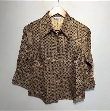 00's vintage Albaro Tarfe 골드 셔츠 스트릿