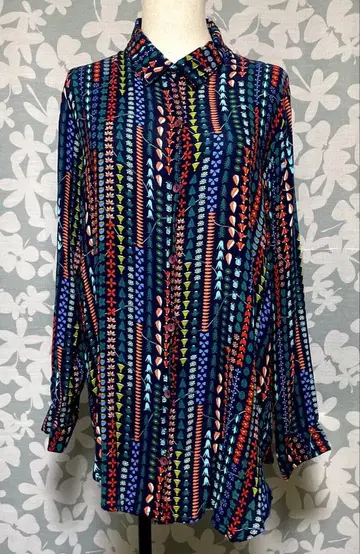 patterntorso 패턴 플라워 셔츠 블라우스 상의