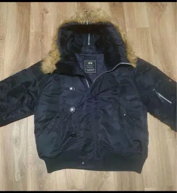 새상품급 ALPHA 알파 N-2B 밀리터리 플라이트 자켓 블랙