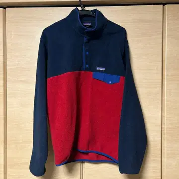 Patagonia Synchilla 플리스 자켓 M 네이비/레드