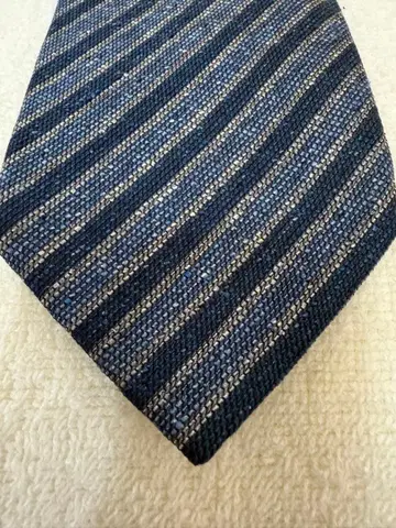 루이지 보렐리 스트라이프 넥타이 네이비 그레이