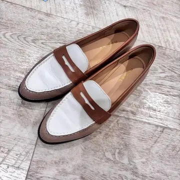 리갈 로퍼 신발 24 REGAL 바이컬러 가죽 신발 펌프스