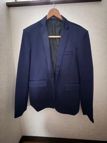 네이비 테일러드 자켓