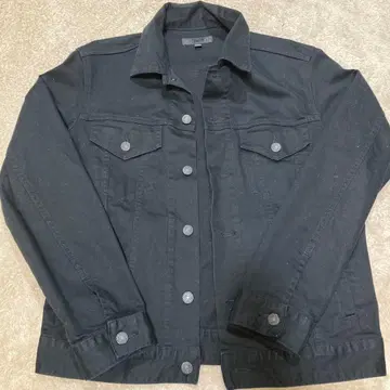 UNIQLO 블랙 데님 자켓 M