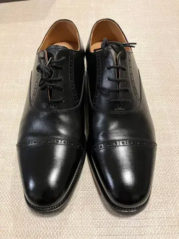 스코치 그레인 스트레이트 팁