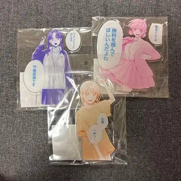 푸른상자전 아크릴 스탠드 카노 치카, 초노 히나, 모리야 아야메