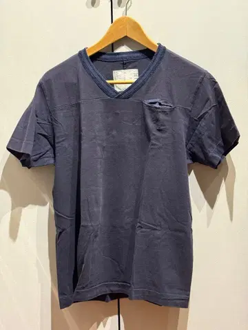 sacai 사카이 V넥 포켓 T셔츠 1 네이비