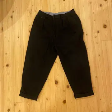 BEAMS 블랙 치노 팬츠 L 사이즈