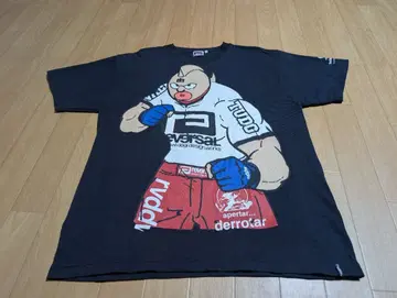 reversal x 근육맨 블랙 T셔츠