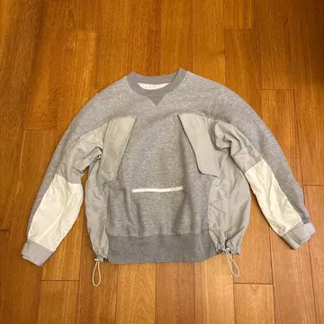 그레이 스웨트 셔츠 22-02713M