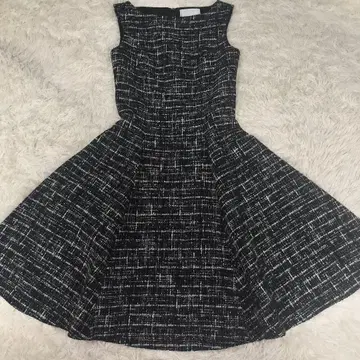 아베닐 에투알 쿠튀르 트위드 플레어 원피스 34 A라인